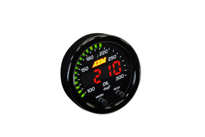 AEM X-Series Fluid Temperature Gauge Kit