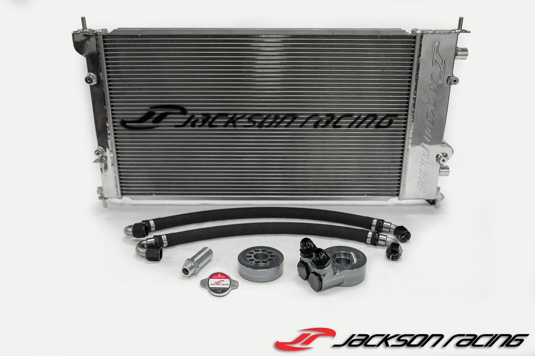 Jackson Racing Dual Radiator/Oil Cooler for 2013-2025 Toyota/Scion
