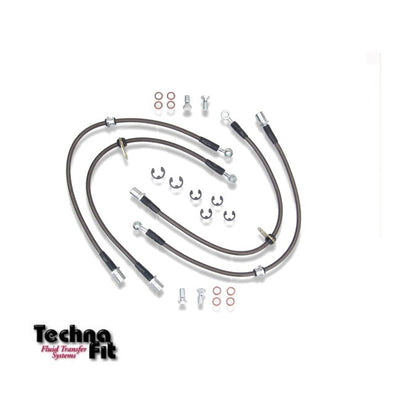 FT86 2012+ FRS/BRZ, Techna-Fit Stainless Braided Brake Lines